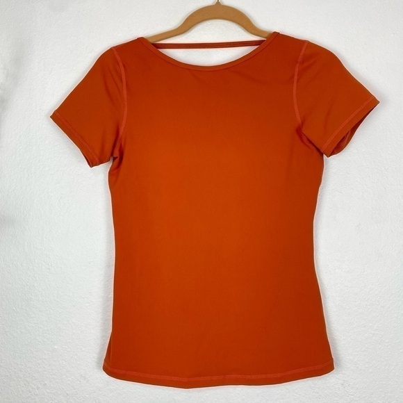 BUFF BUNNY Burnt Orange Open Back Training Gym Top Med - Picture 5 of 10
